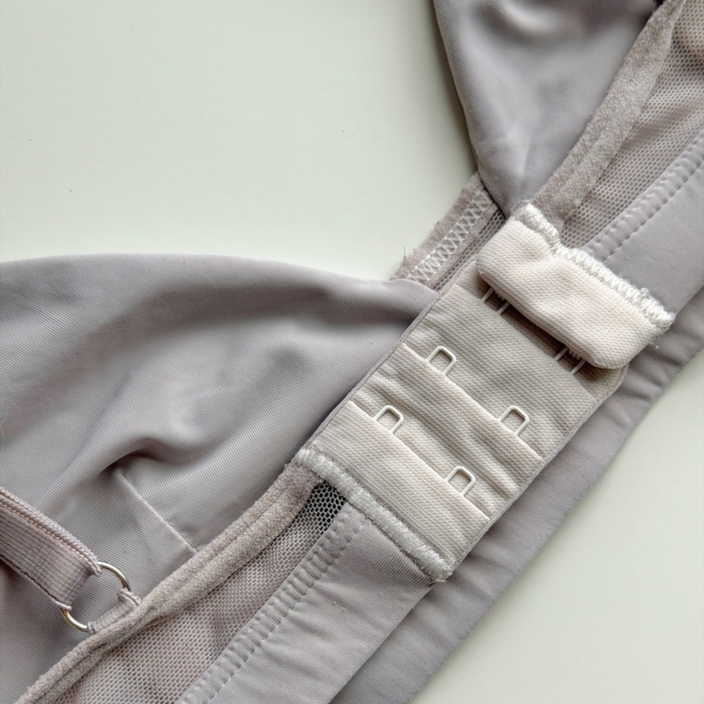 PEPPER | XS SOFT MESH WIRELESS SCOOP BRA LILAC LIGHT GRAY - Picture 6 of 7